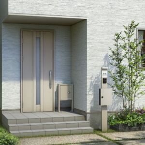 YKKap ポスティモ 宅配ボックス1型(プラチナステン)