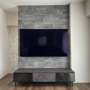 壁掛けTV+TVボード+エコカラット